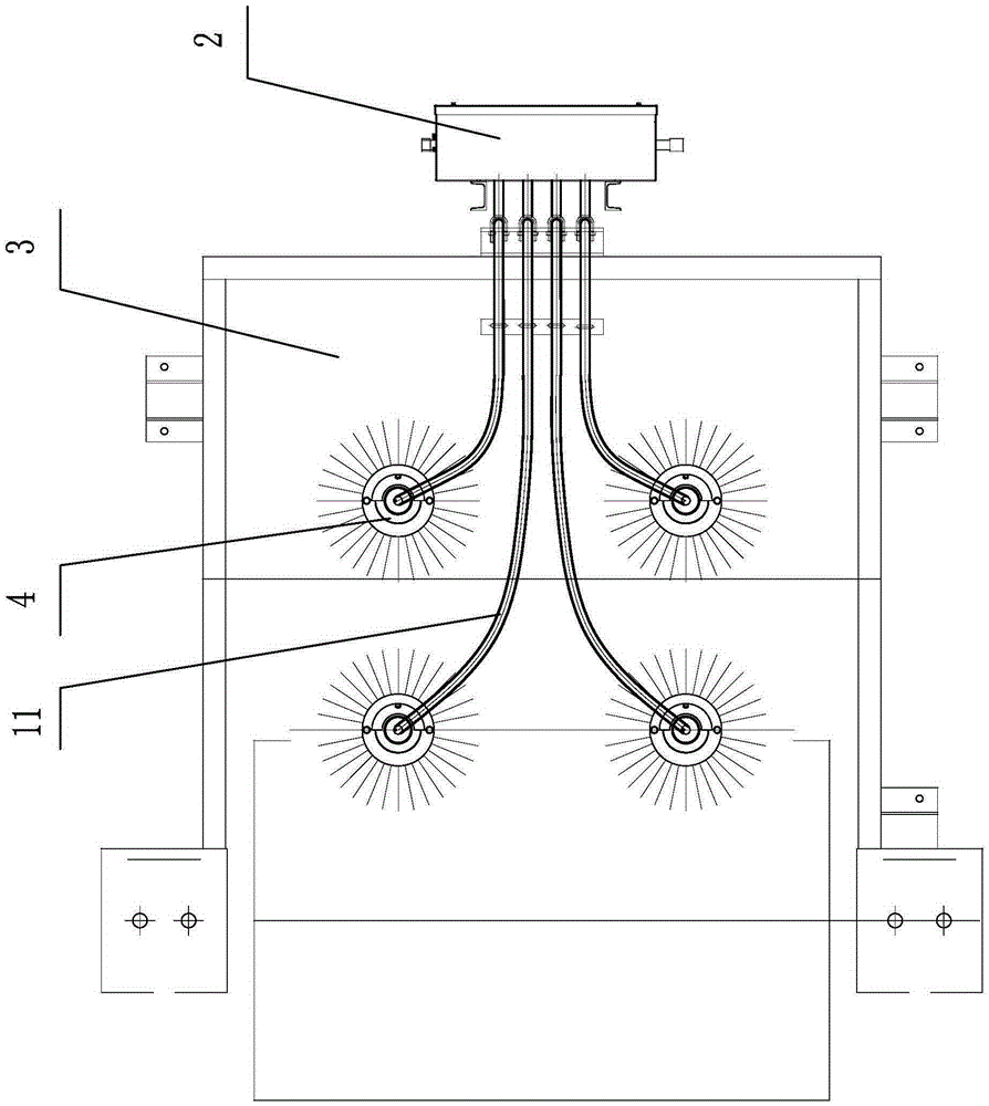 Micron-grade dry mist dust suppression device for belt conveyor