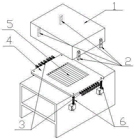 An elastic pressing mechanism applied to photovoltaic cell string welding