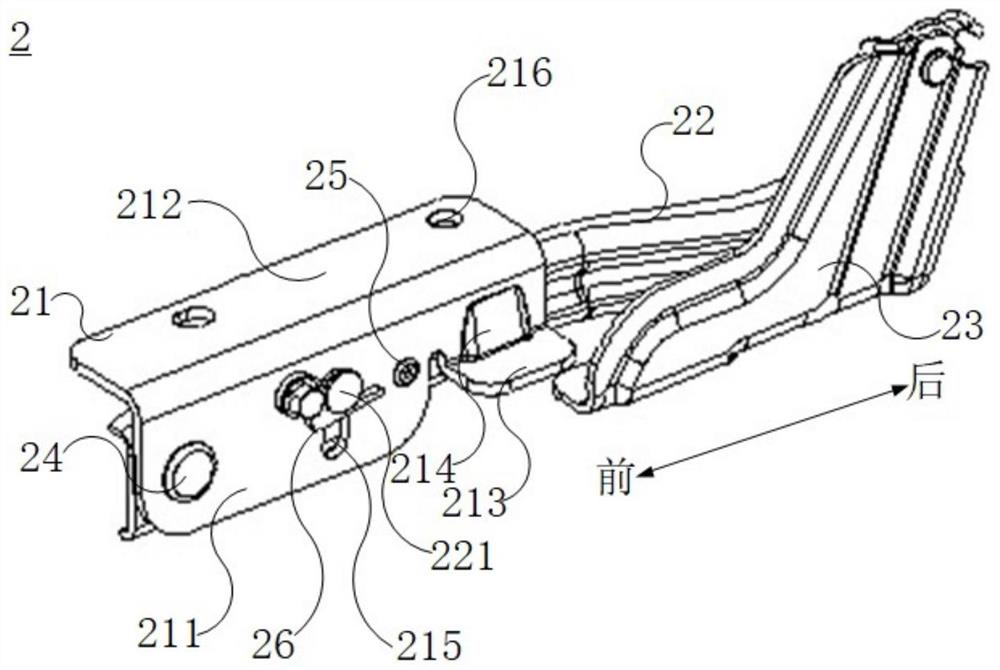 Engine hood structure and vehicle with same