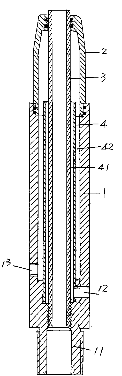 Air-cooled blow needle mechanism