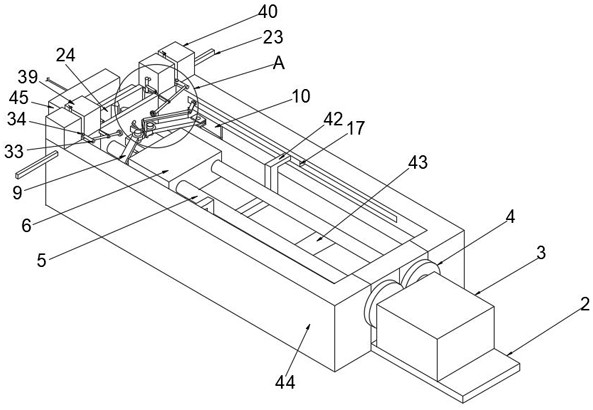 A fine metal wire drawing device