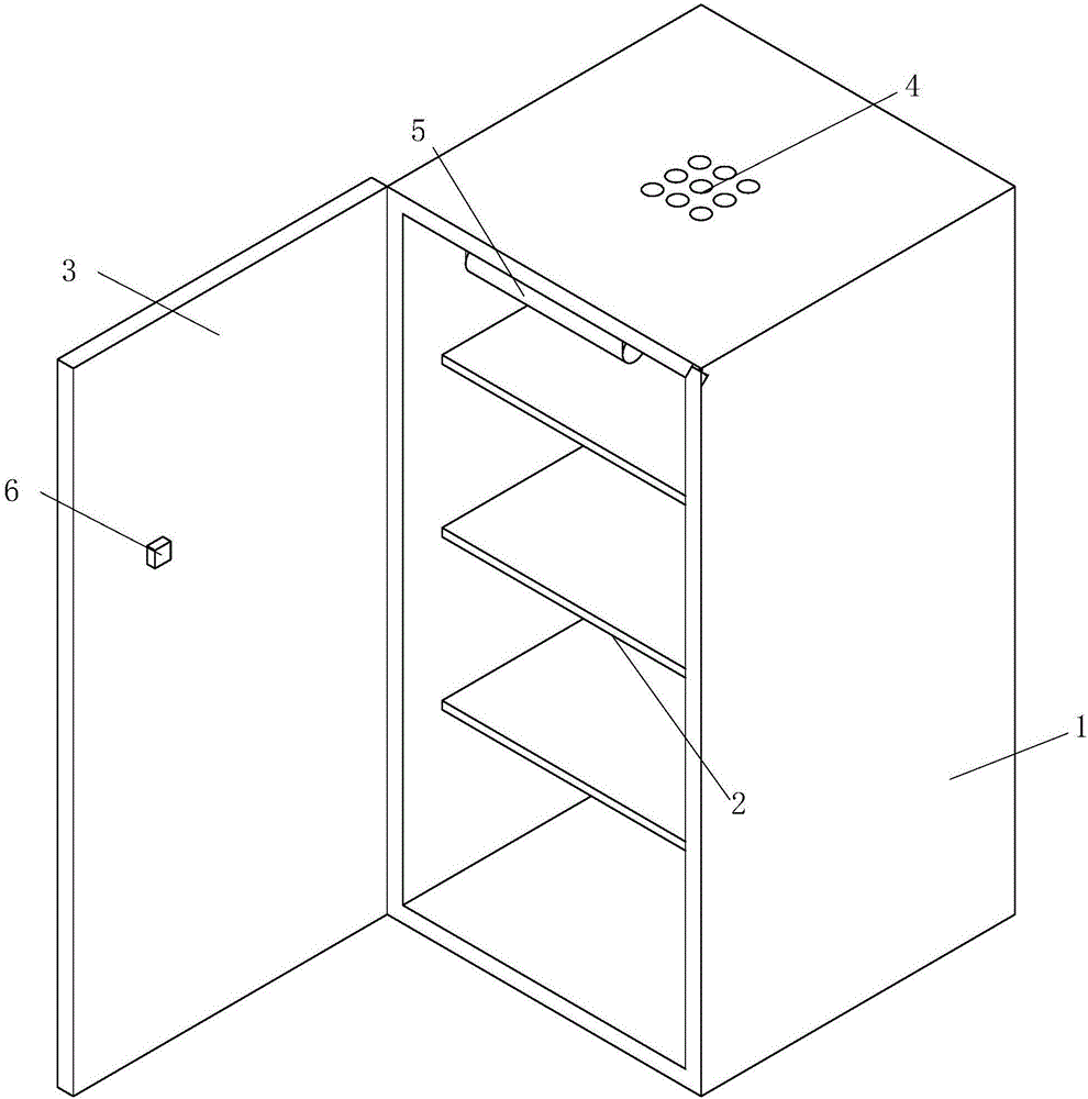 Power distribution cabinet for electric marketing