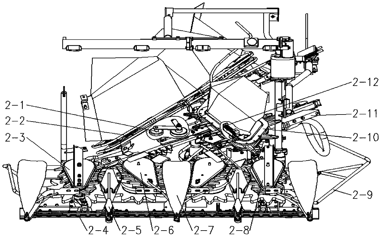 Self-propelled semi-feeding harvesting and bundling integrated machine