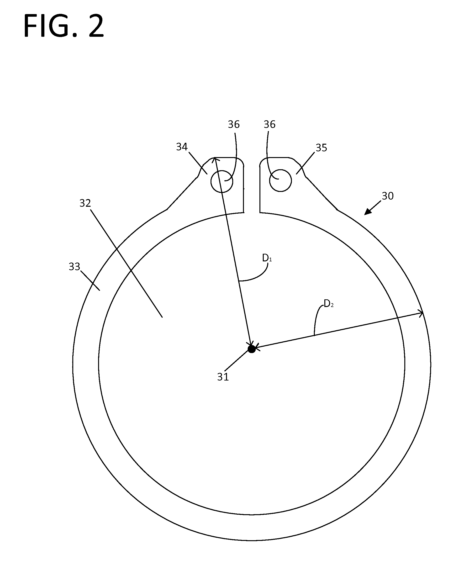 Retaining ring retention system and method