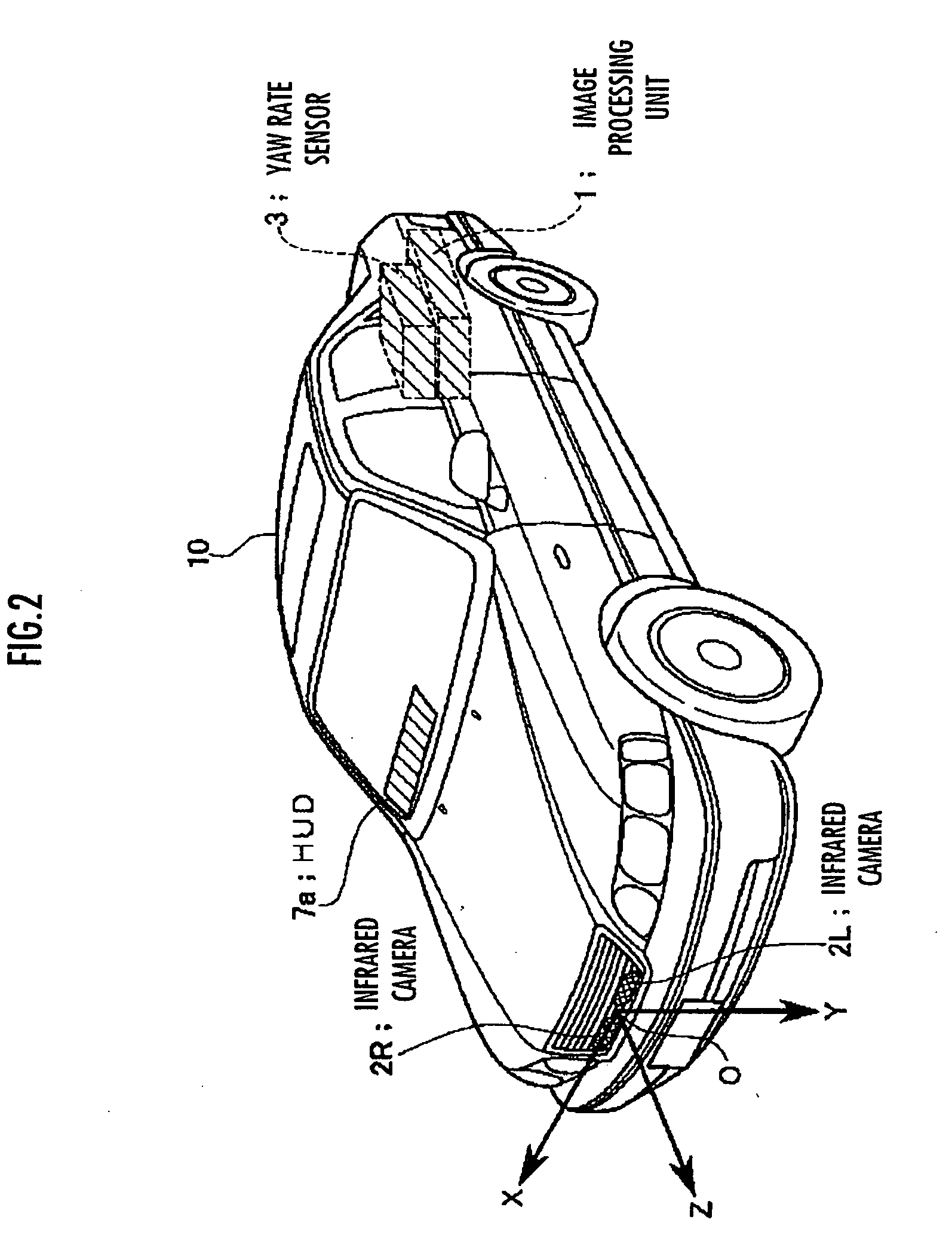 Vehicle surroundings monitoring apparatus, method, and program