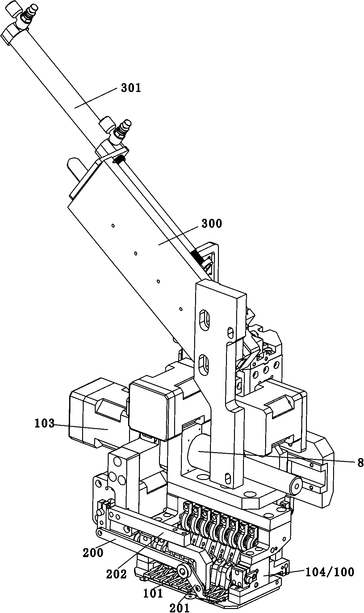 Multi-sequin device and embroidery machine with same