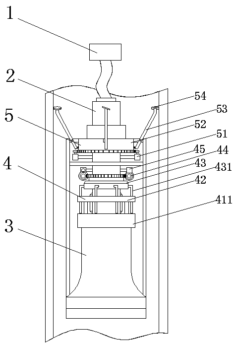 Detection head movement stabilizing method and leakage point detection method with same