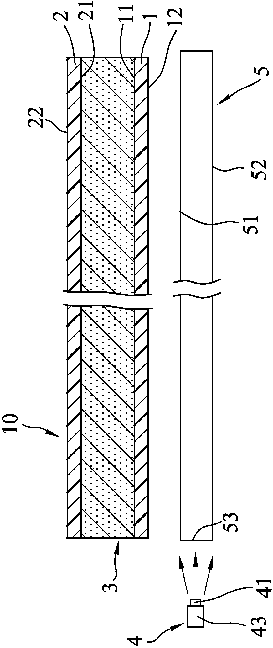 Quantum structure light-emitting module