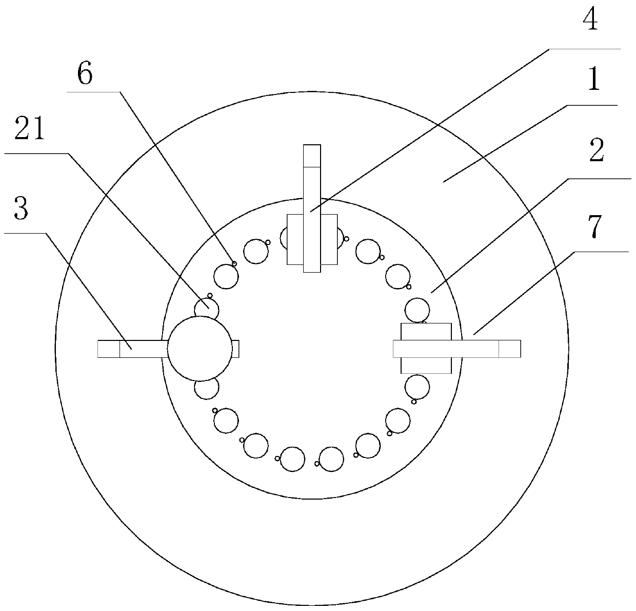 A tablet automatic pressing device