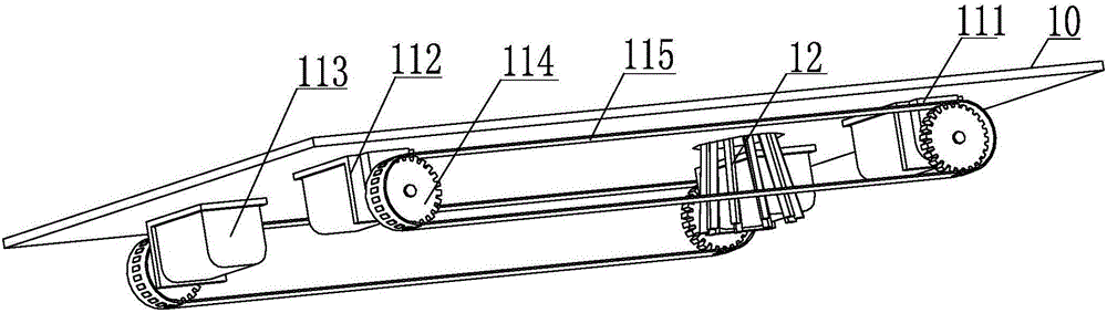 Classroom automatic cleaning device for cleaning