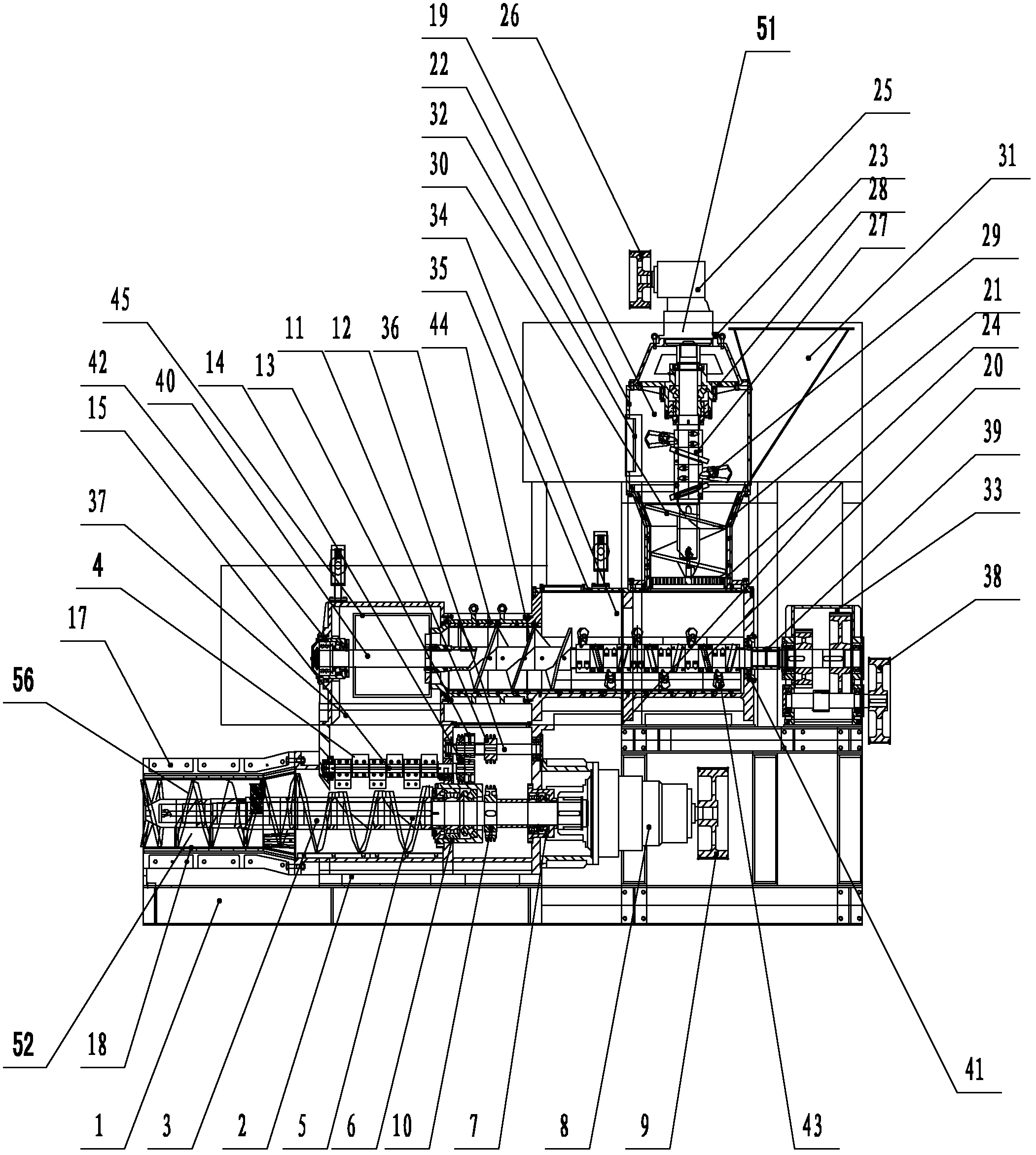 Novel terracotta extruding machine