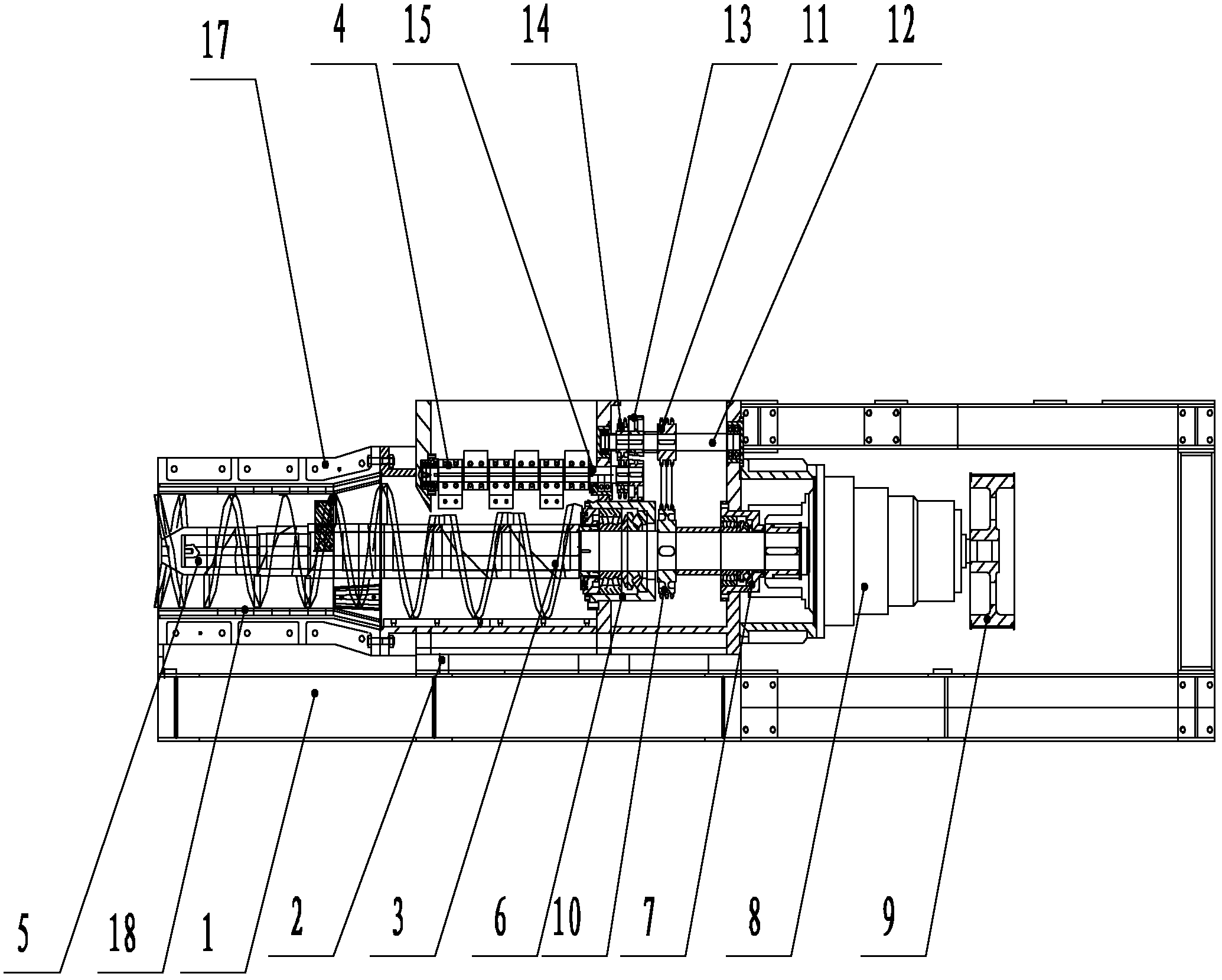 Novel terracotta extruding machine