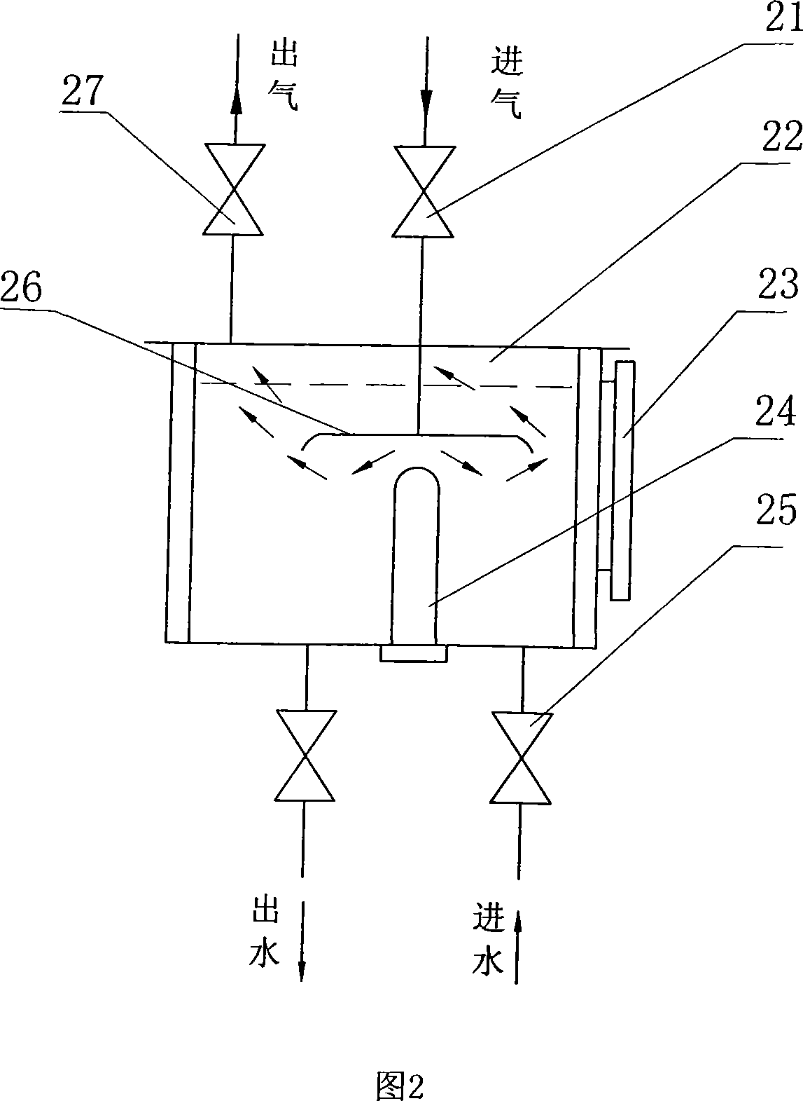 Steel belt lead-bath quenching and backfire product line decarburization technique and device thereof