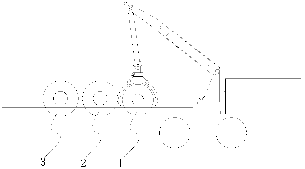 Vehicle-mounted manipulator one-key grabbing and putting-back control method, device and system