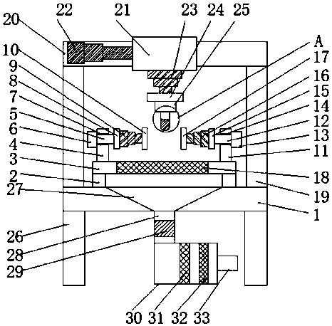 Grinding device for precise part machining