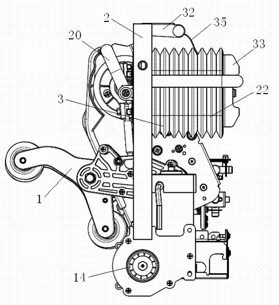 Three-dimensional massaging machine