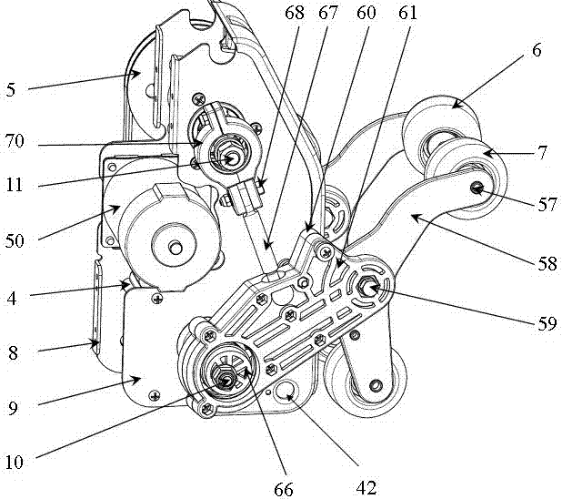 Three-dimensional massaging machine