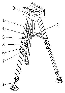 Novel pan-tilt camera mounting device