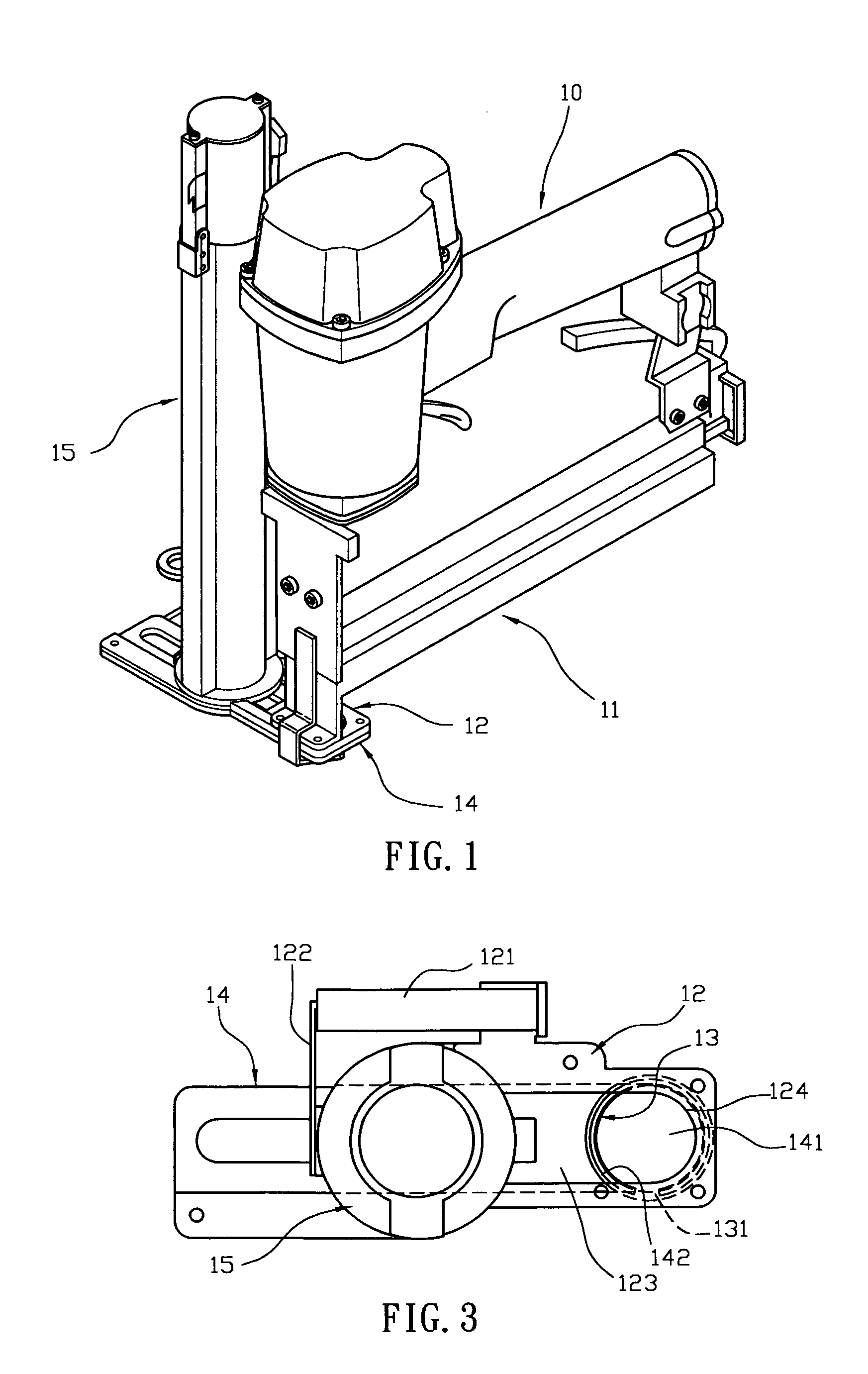 Nailer having positioning effect