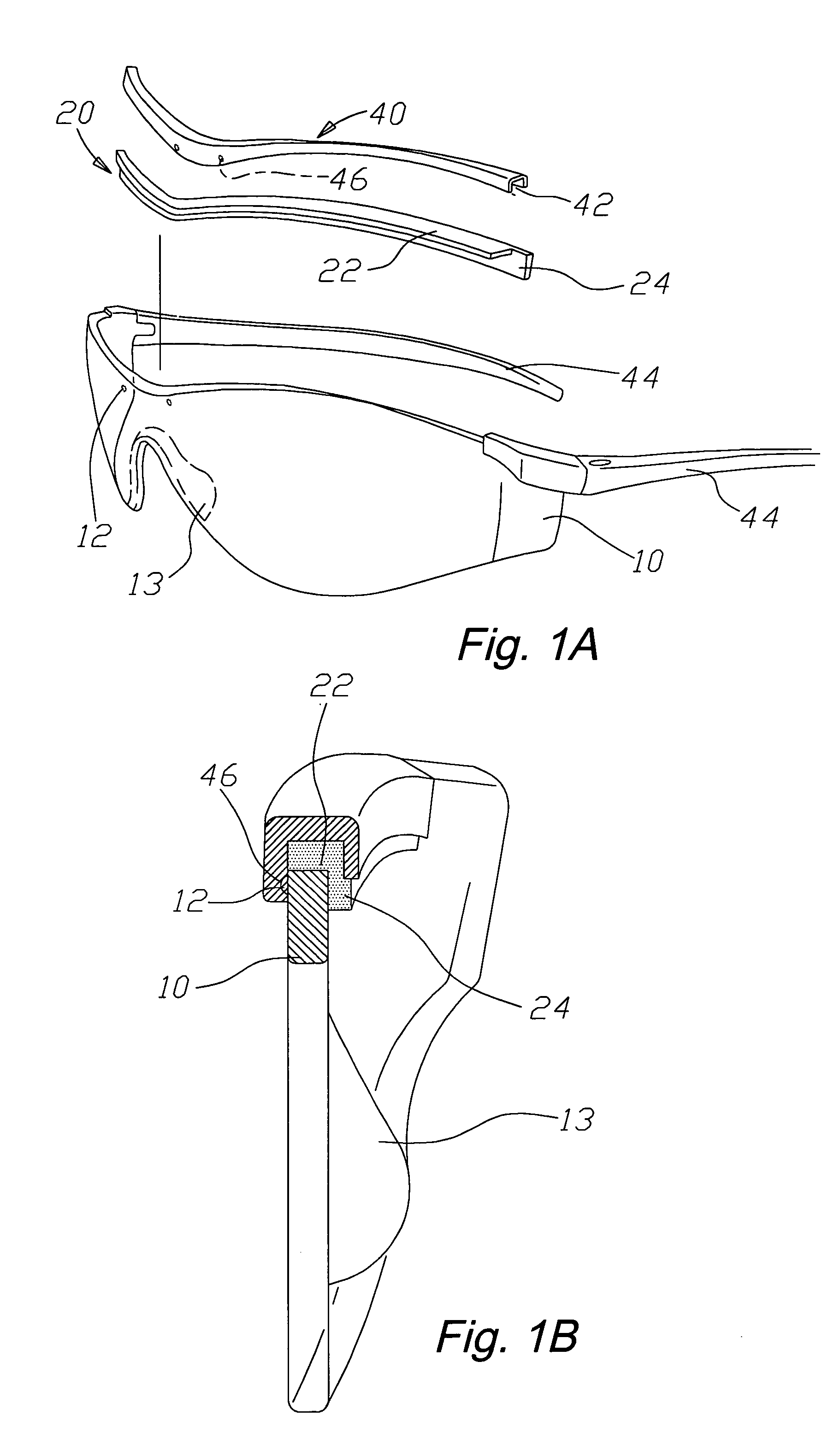 Soft pad structure of glasses