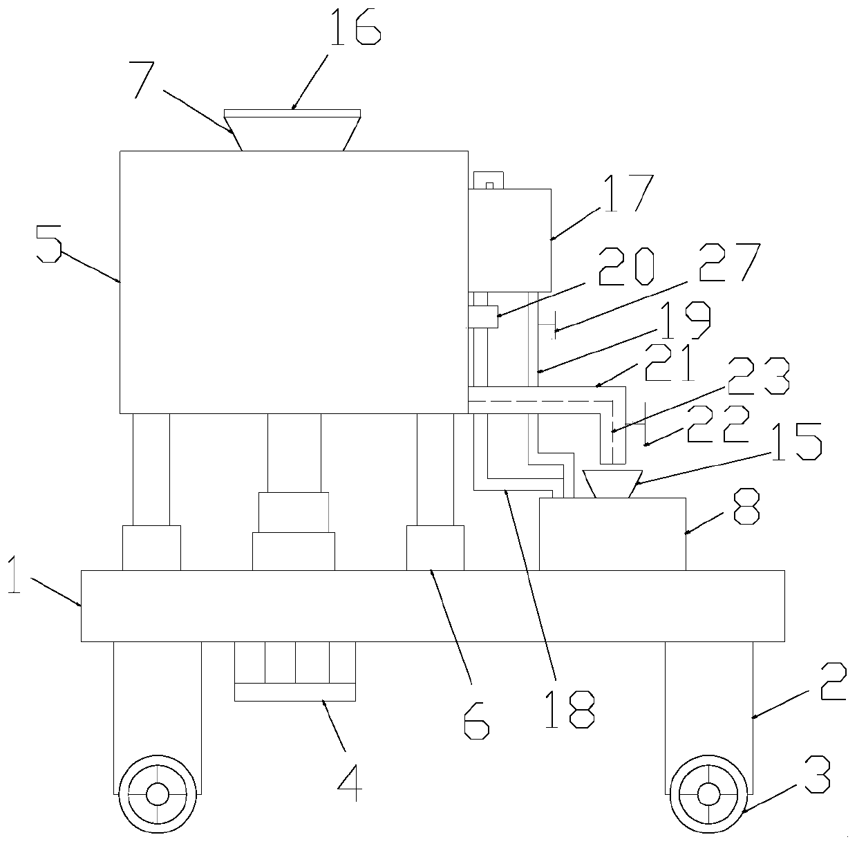 Multi-stage centrifugal pump shell casting forming system