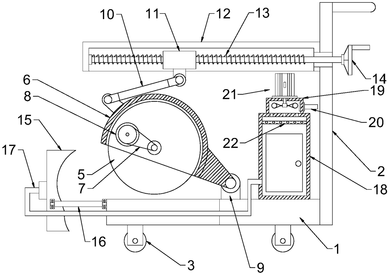 Road joint cutting machine capable of manually regulating cutting depth