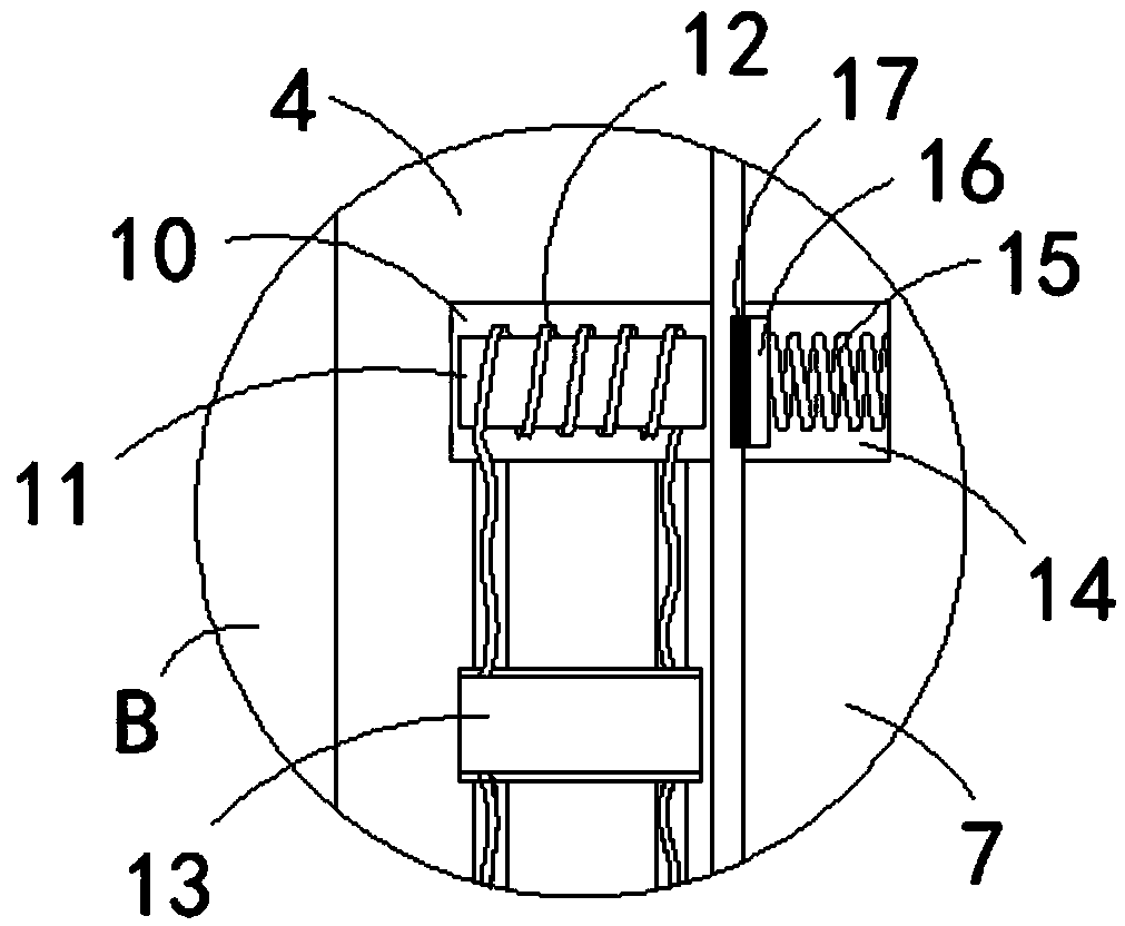 Linkage detection equipment for automobile engine support