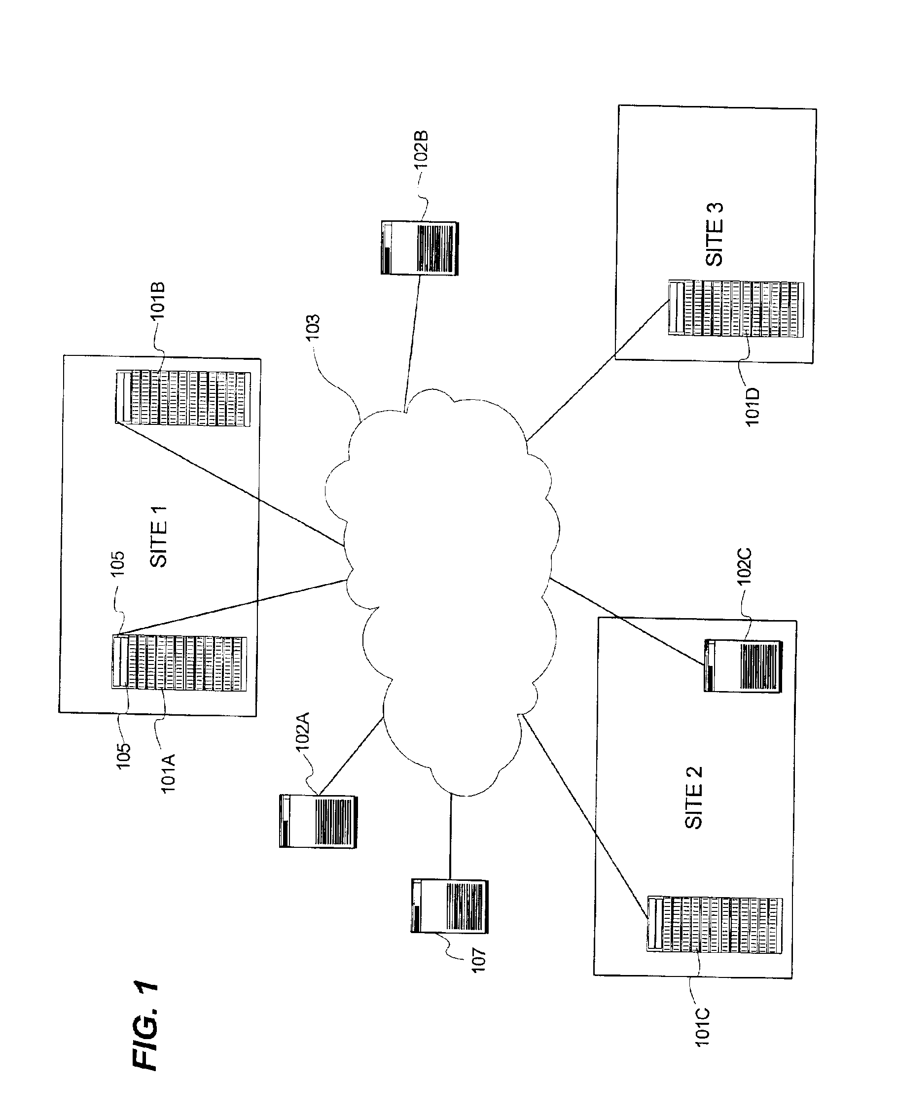 Storage area network, data replication and storage controller, and method for replicating data using virtualized volumes