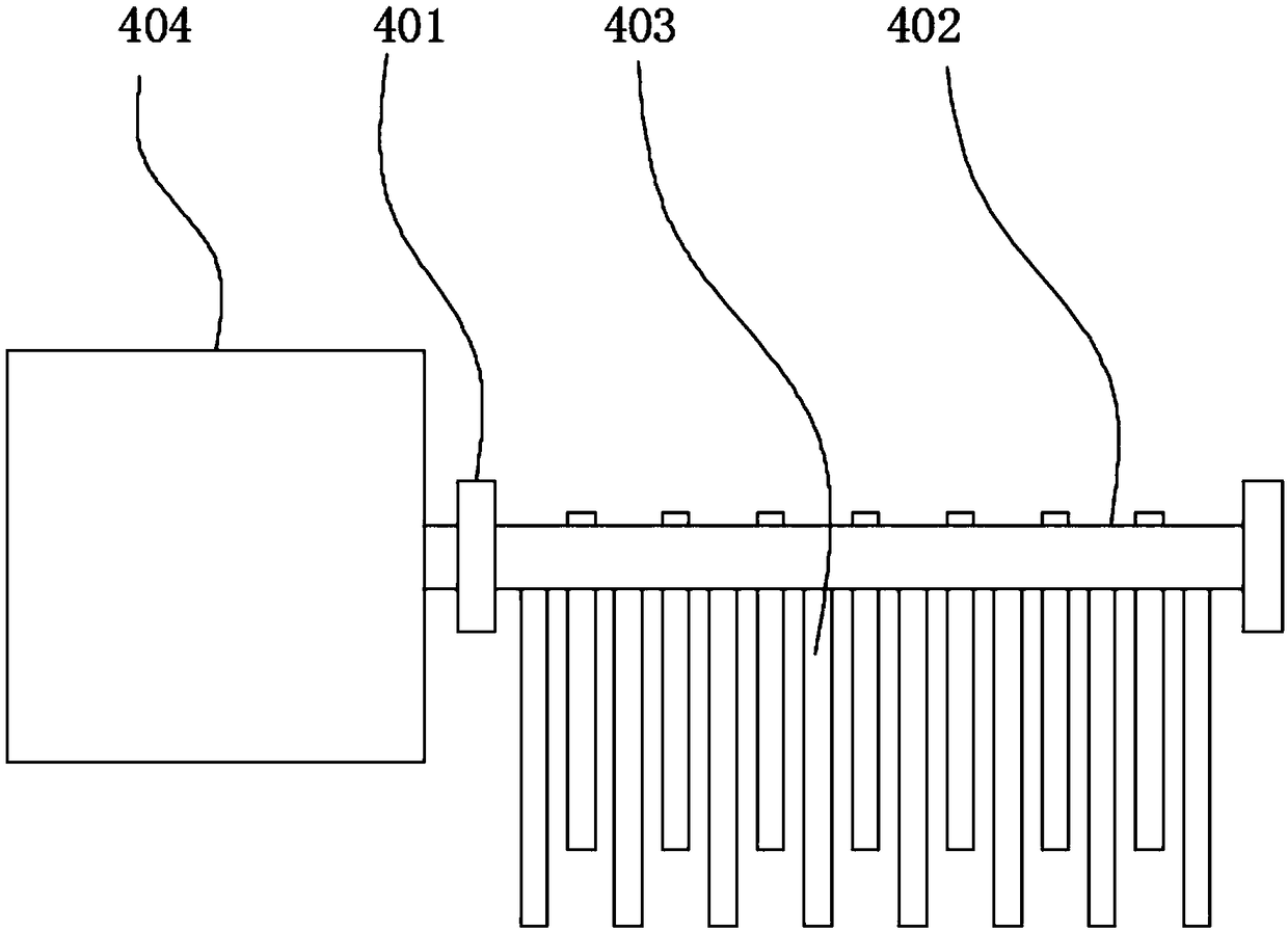 Sorting device for facilitating rough division of feathers in feather production