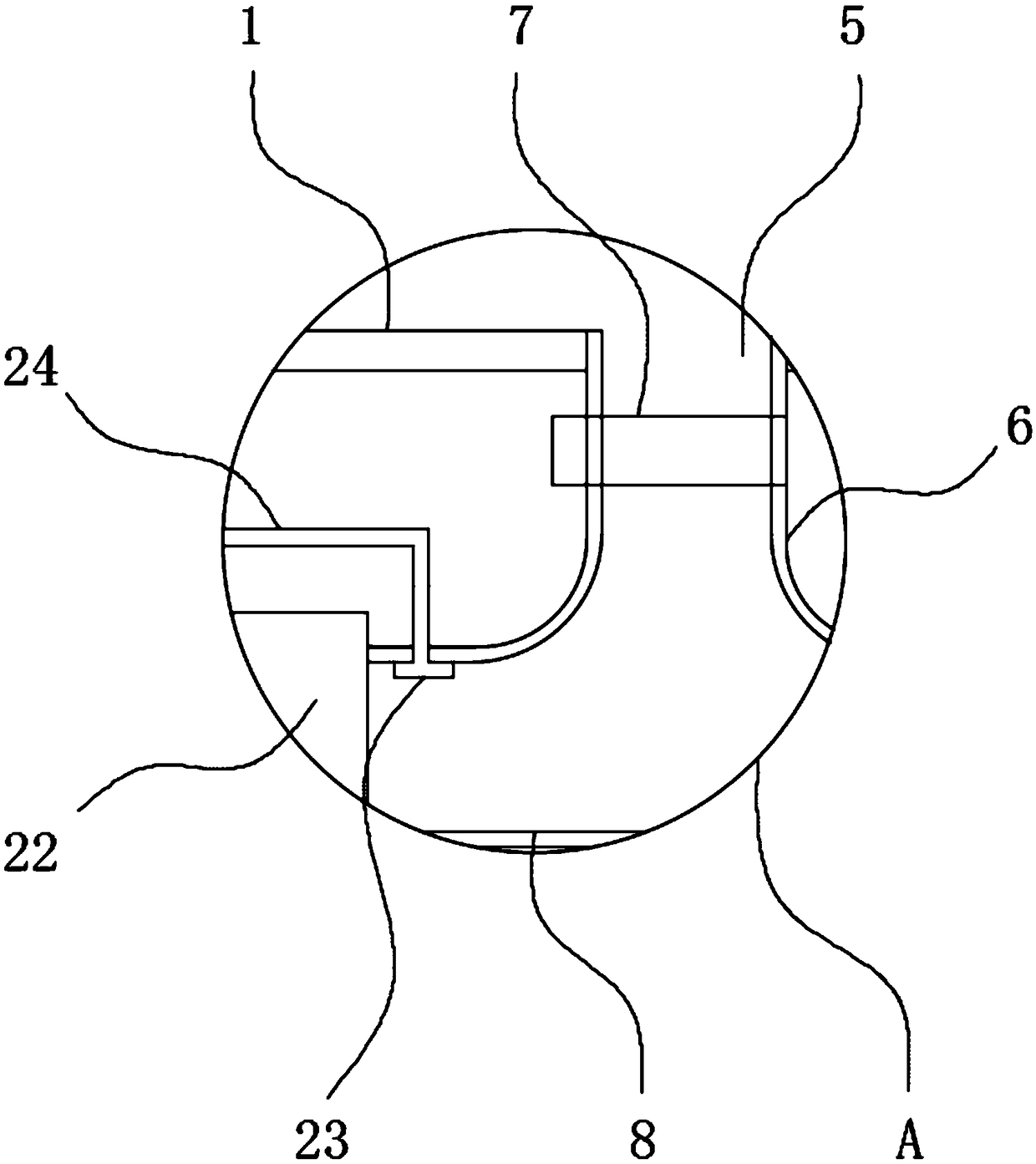 Sorting device for facilitating rough division of feathers in feather production