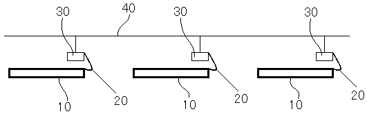 Method for manufacturing LED (light emitting diode) illuminating device of light steel frame ceiling