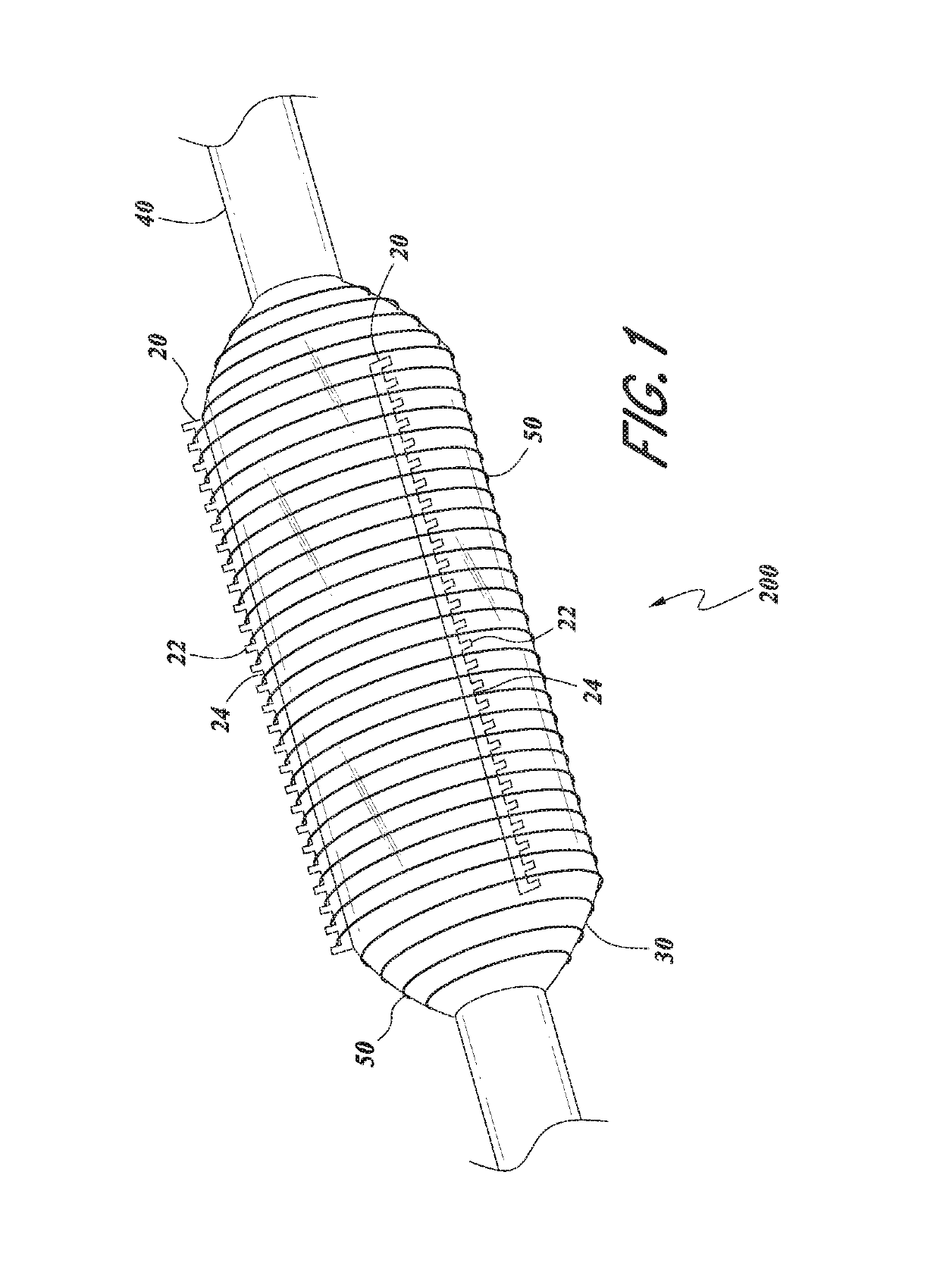 Serration balloon