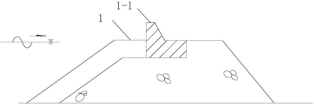 Automatic measuring device for seawall top wave overtopping rate of laboratory trough testing