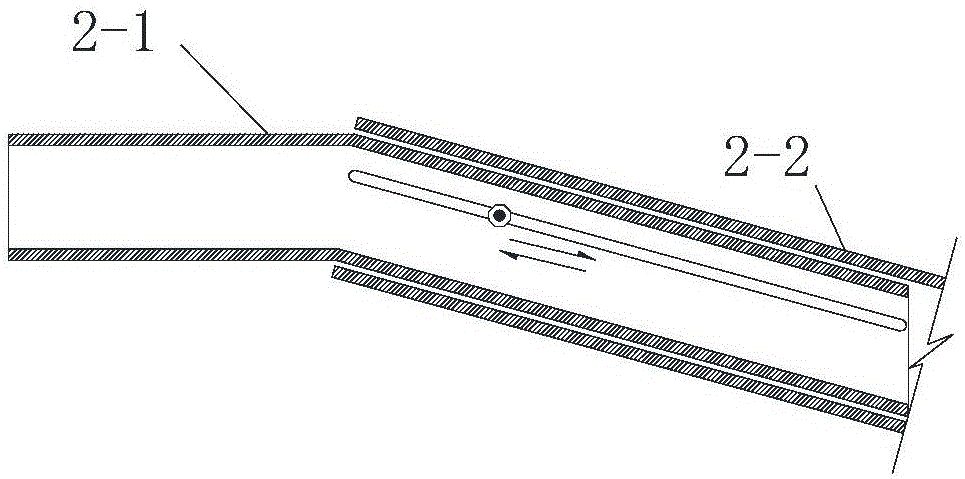 Automatic measuring device for seawall top wave overtopping rate of laboratory trough testing