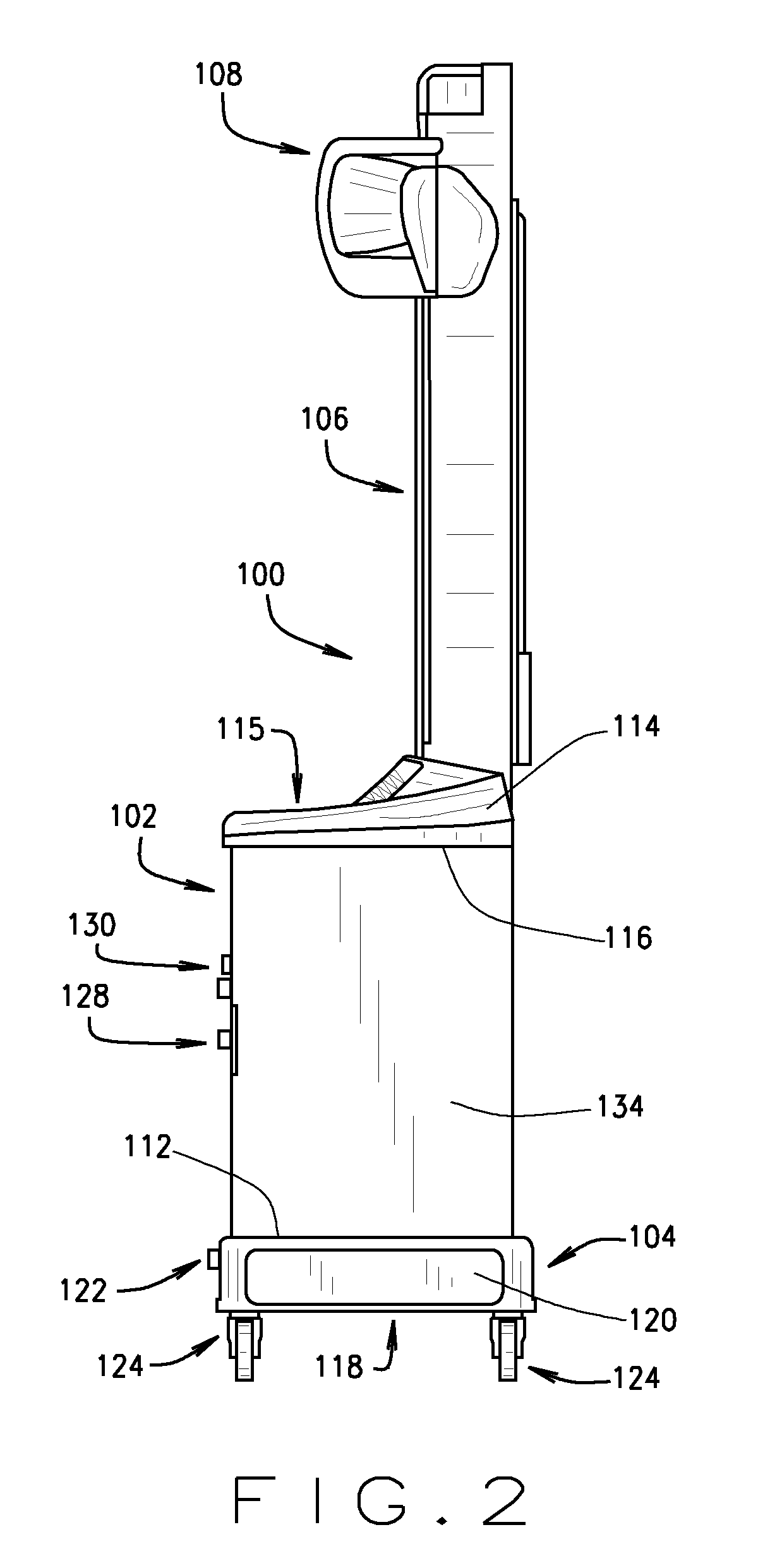 Wheel Alignment System Cabinet Structure