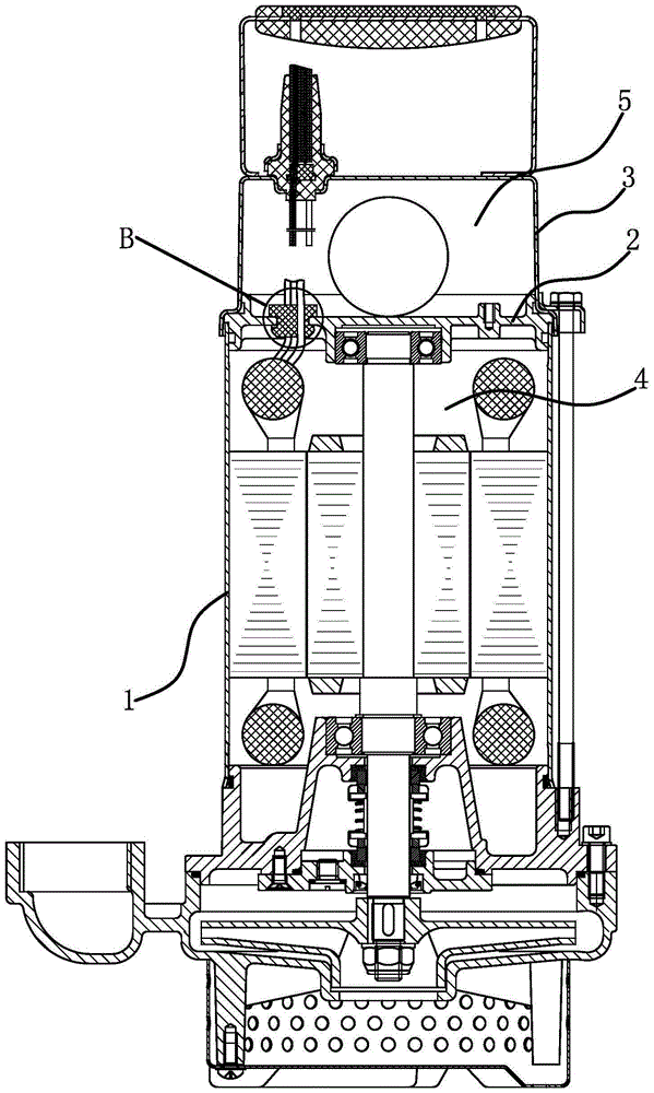 Oil-filled motor