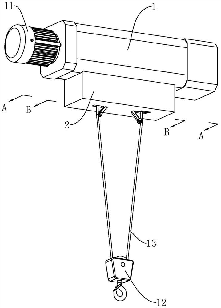 High-stability safety type electric hoist