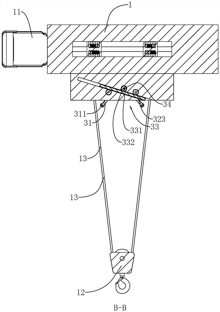 High-stability safety type electric hoist