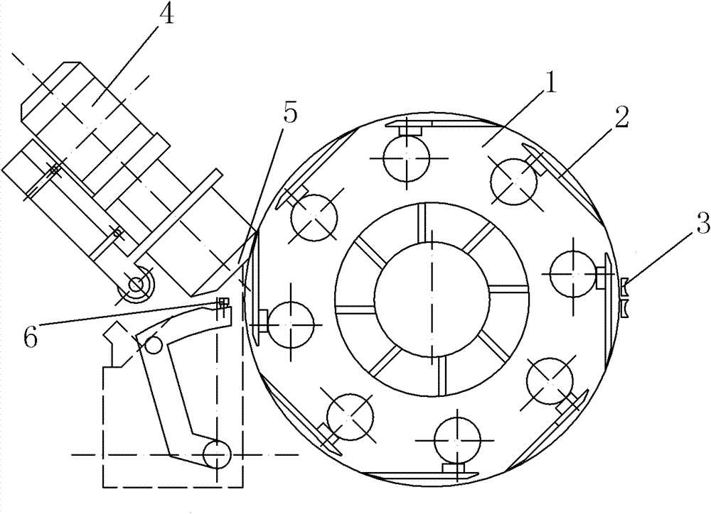 Regulating method of gap between blade and knife door of filament cutter