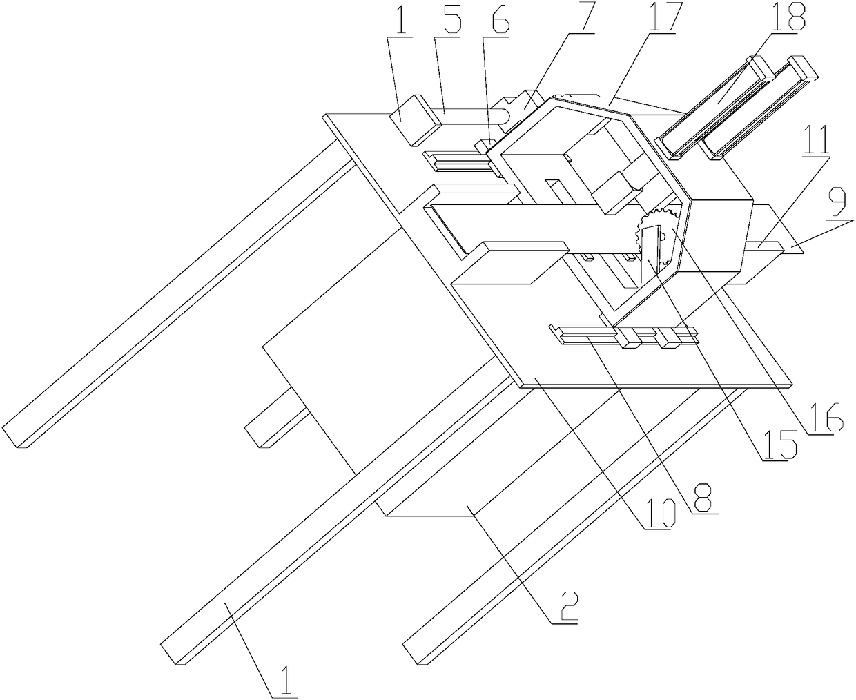 Synchronous cutting device for door frame panel