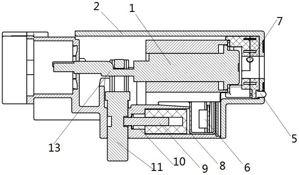 Key chip secondary locking mechanism anti-theft lock and locking method thereof