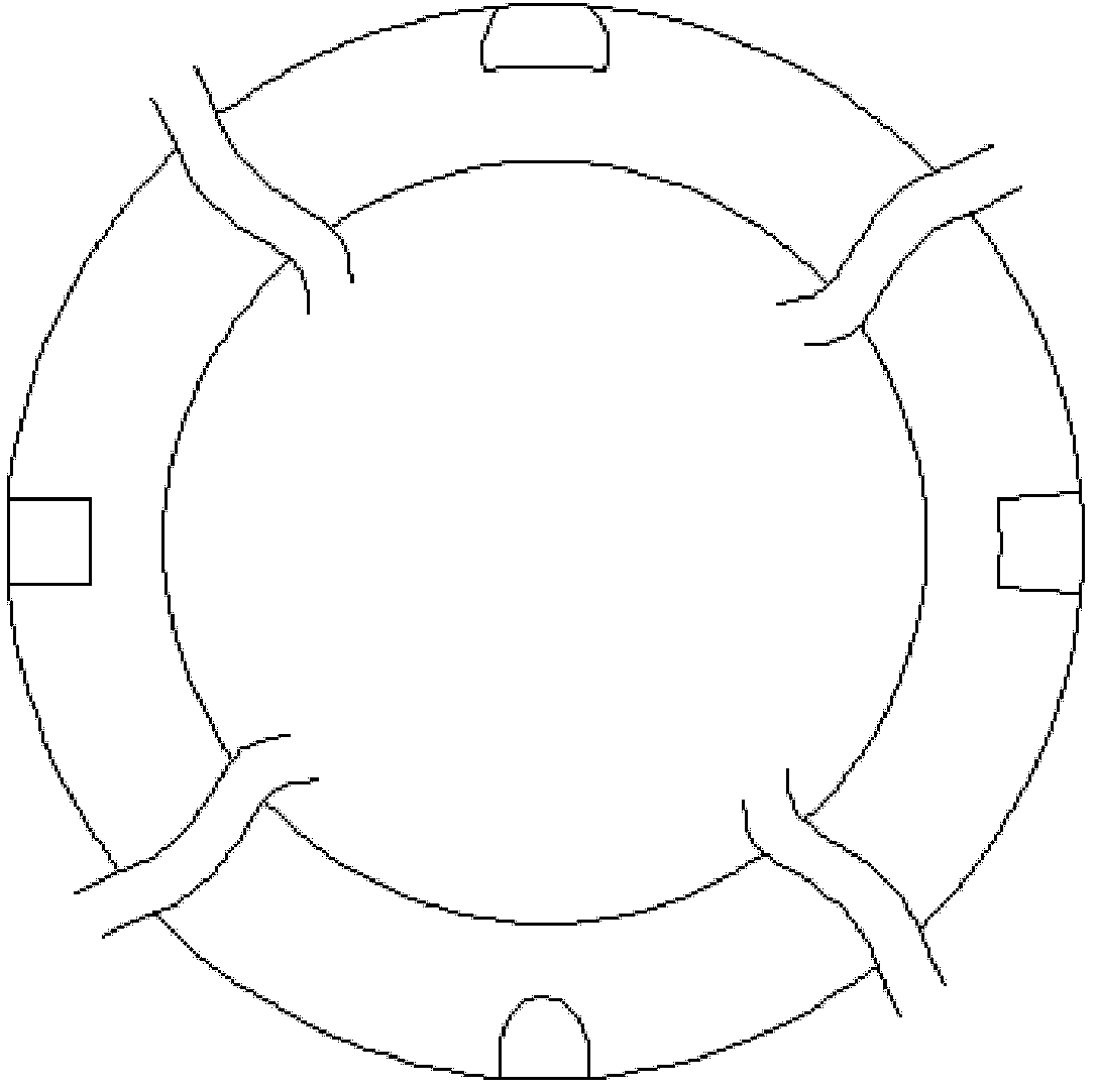 Profiled groove end surface non-contact mechanical seal with backflow function