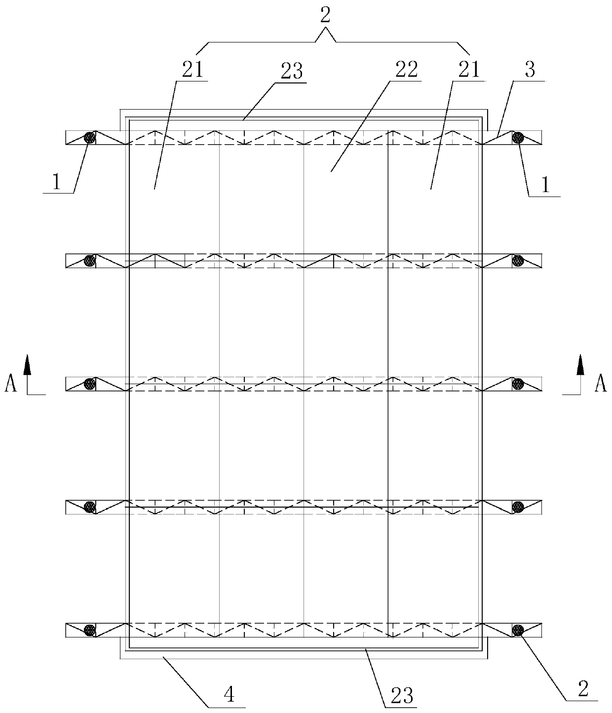 Construction device, construction system and construction method for disengaging type pile plate structure