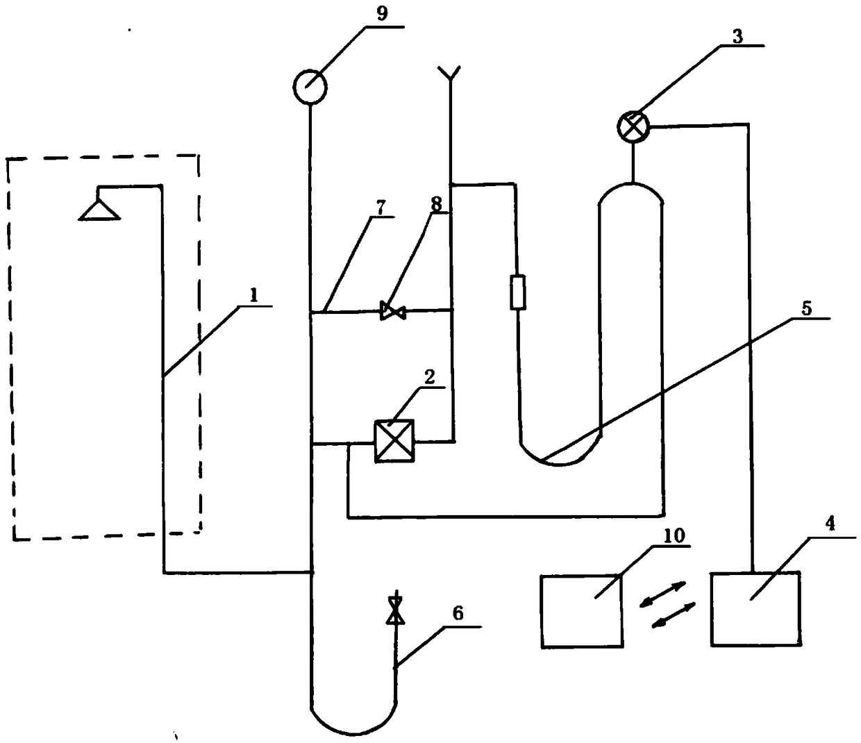 Automatic exhaust device of biogas tank