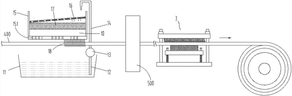 Oil wiping unit for aluminum wire drawing and forming device