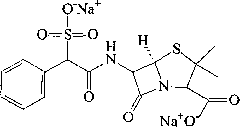 Sulbenicillin sodium liposome injection