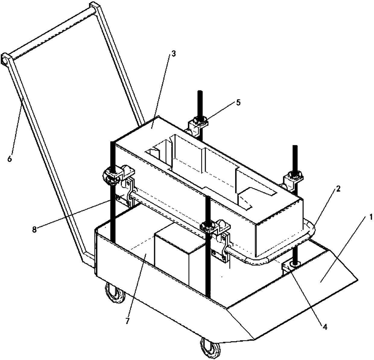 Inertial navigation system transfer vehicle