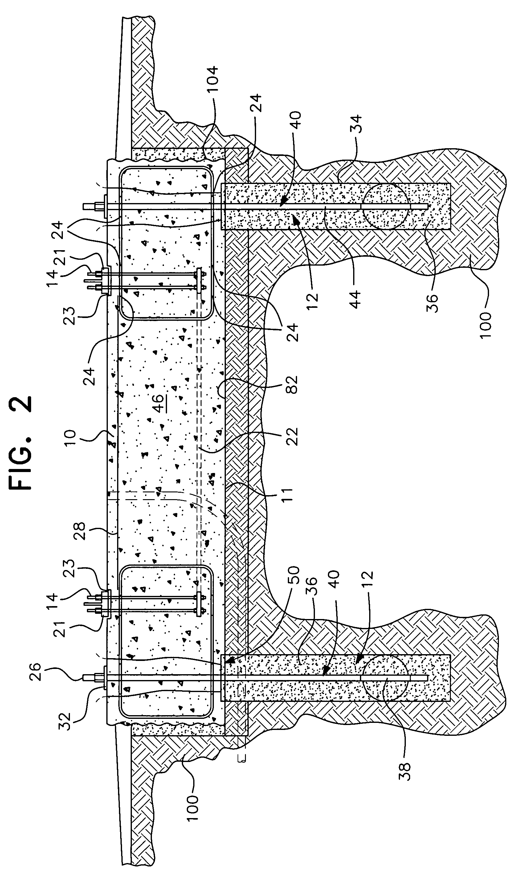 Post-tension pile anchor foundation and method therefor