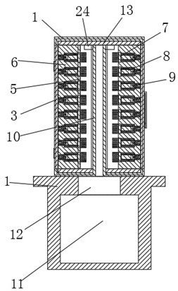 Preservation device and system capable of prolonging service life of sunflower pollen