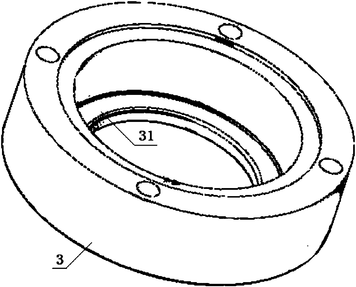 A kind of support roll and core roll of Sendzimir rolling mill